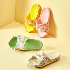 LUOFU Cartoon Slippers For Girls Non Slip Lightweight Slippers
