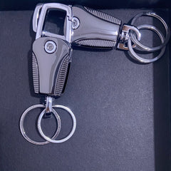 Stainless Steel Car Key Chain Men Women Waist Hanging Key Ring