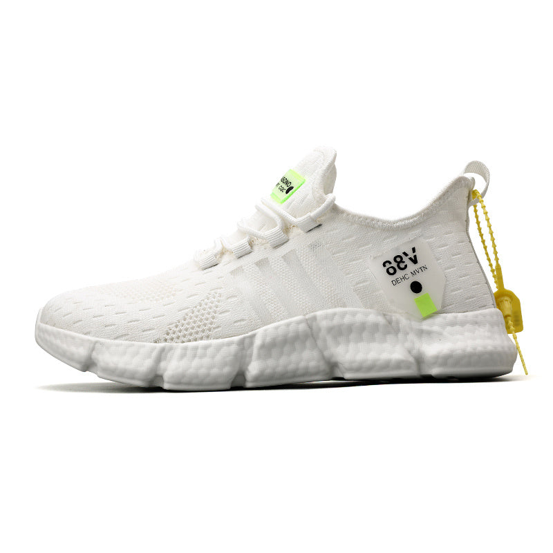 Men's Breathable Mesh Lightweight Knit Shoes for Running & Sports