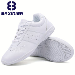 Lightweight Girls Cheer Shoes Non Slip Sneakers for Training