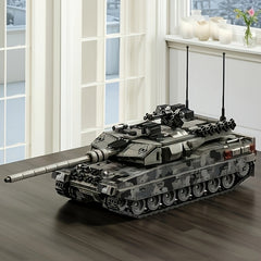 Rotating Track Tank Building Block Set Adult DIY Vehicle Model Collection