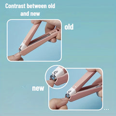 Stainless Steel Nail Clippers Fingernail & Toenail Cutter Manicure Tool