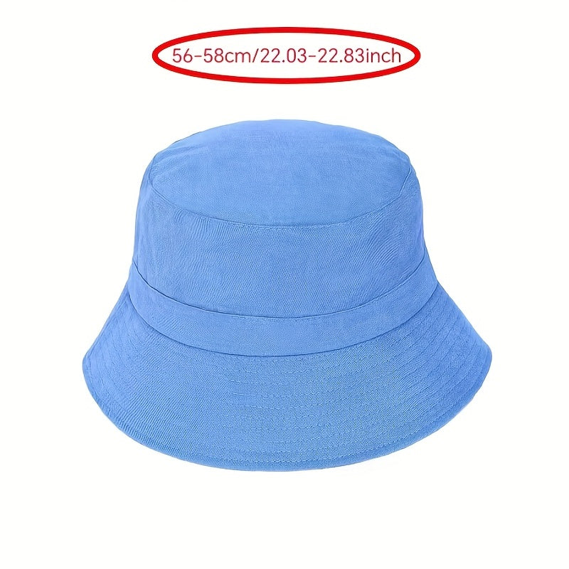 Unisex Reversible Bucket Hat for Sun Protection