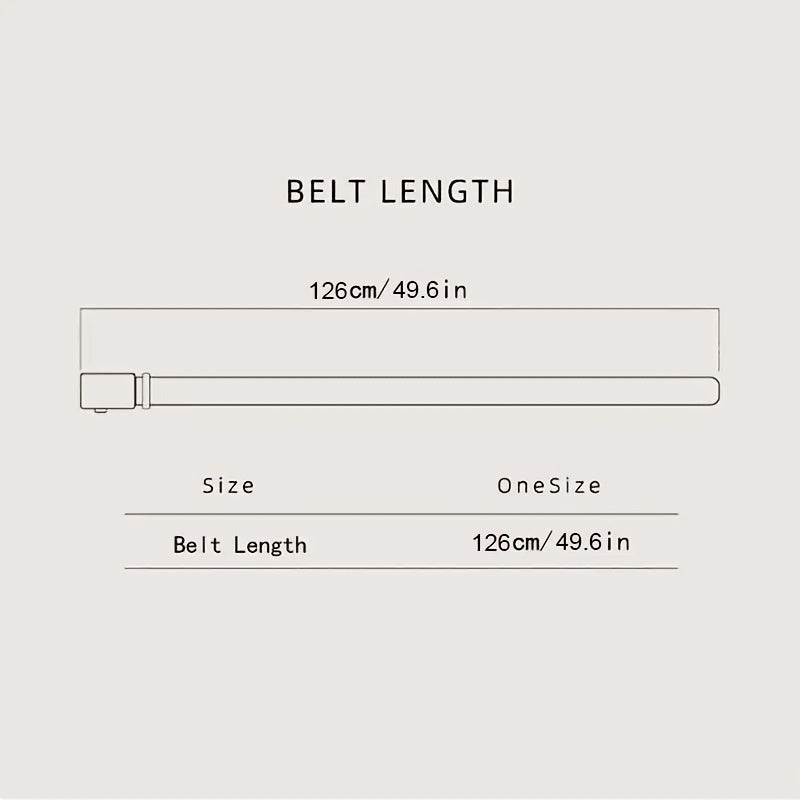 High end Letter Style Auto Buckle Men's Leather Belt