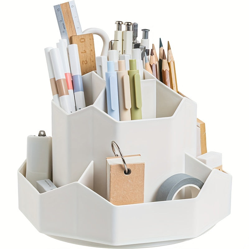 Large Plastic Non-rotating Pen Holder Storage Box