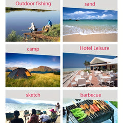 Portable Folding Stool for Outdoor Activities with Carrying Strap