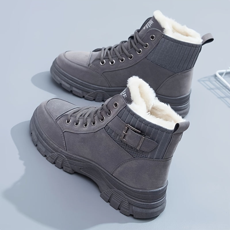 Thickened Medium Tube Snow Boots Warm Sneakers Women's Footwear