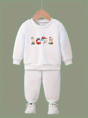 Girls Christmas Animals Sweatshirt & Sweatpants Set