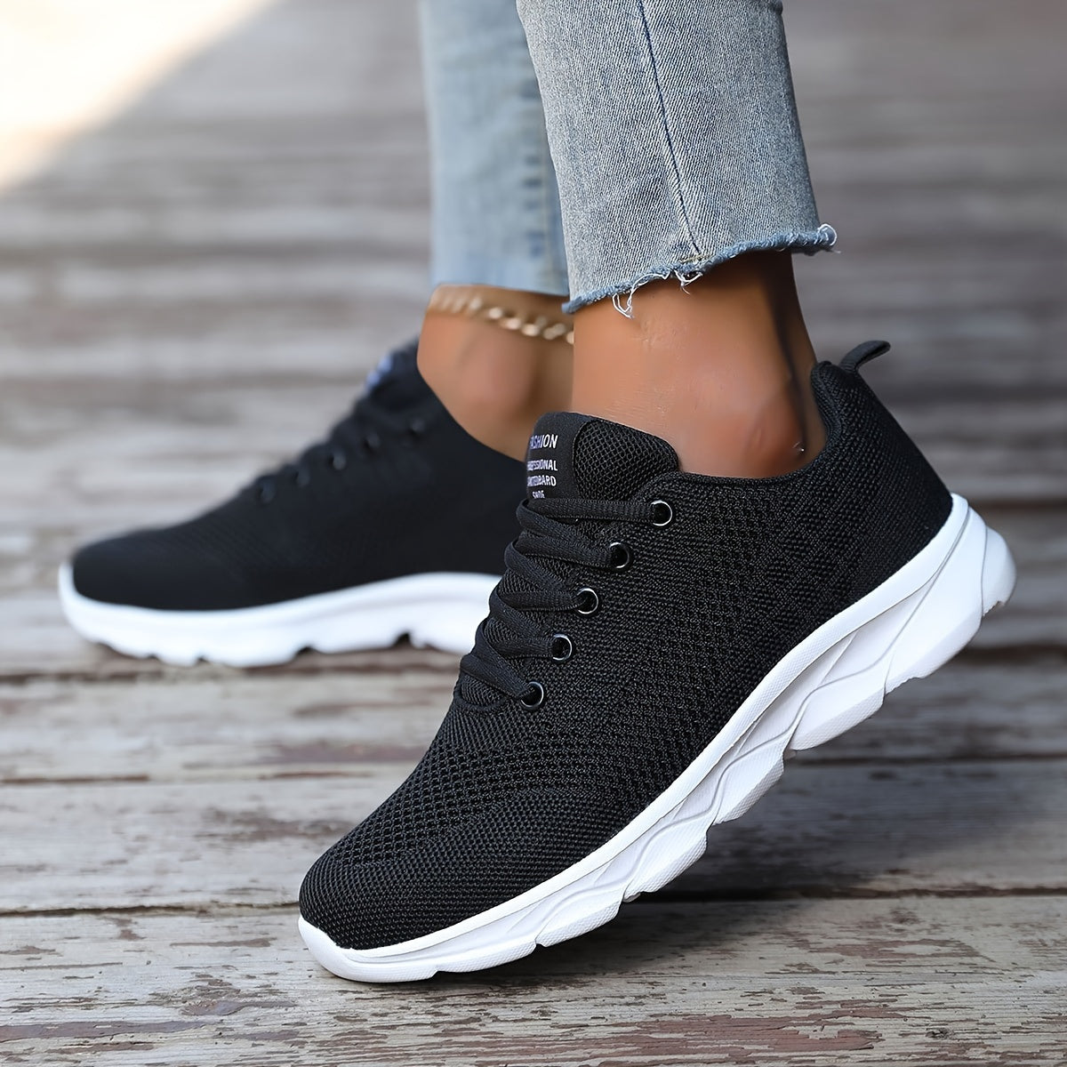 Breathable Low Top Sneakers Running Shoes Women's Footwear