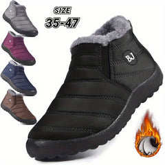 Women's Warm Winter Snow Shoes Non slip Ankle Boots