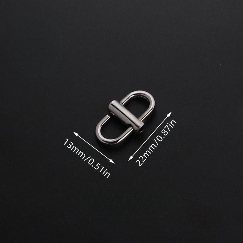 5 Pcs Metal Buckles For Chain Strap Bag Shortening Connector Buckle