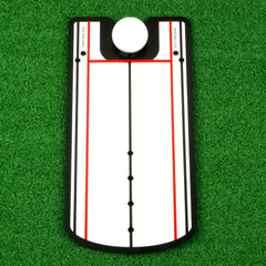Golf Putting Alignment Mirror Practice Training Aid Portable Corrector