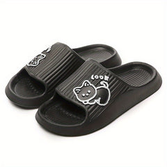 Men's Casual Puppy Slides Slip On Slippers Various Colors