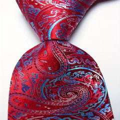 Men's Paisley Printed Necktie for Business Party
