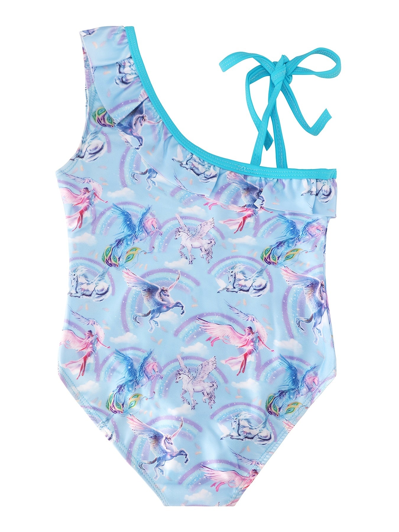 Toddler Girls Unicorn Graphic One Piece Swimsuit