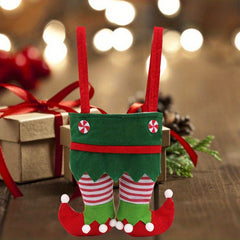 Elf Pants Gift Bag Christmas Decoration