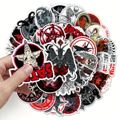 50pcs Satan Fallen Angel Devil Series Stickers for Mobile Phone Cases