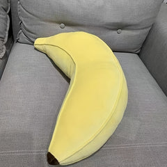 Simulated Banana Plush Pillow Soft Polyester Long Cushion for Dorms & Bedrooms