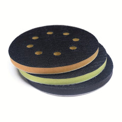 5 inch Soft Density 8 Hole Interface Pad Hook and Loop Sponge Cushion Back Pad