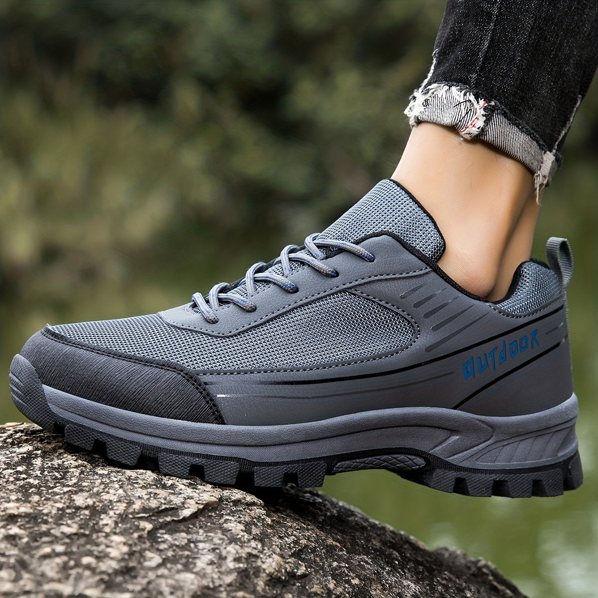 Women's Waterproof Hiking Shoes with Anti Slip Sole
