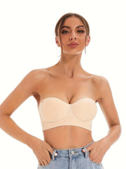 Seamless Wireless Push Up Bra Comfortable Breathable Women's Lingerie