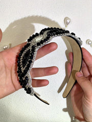 Crystal Hair Headband Vintage Hair Tie Baroque Hair Circle
