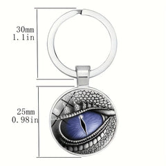 Vintage Lizard Eye Keychain For Boys Bag Wallet
