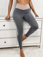 High Stretch Cross Waist Yoga Pants for Women