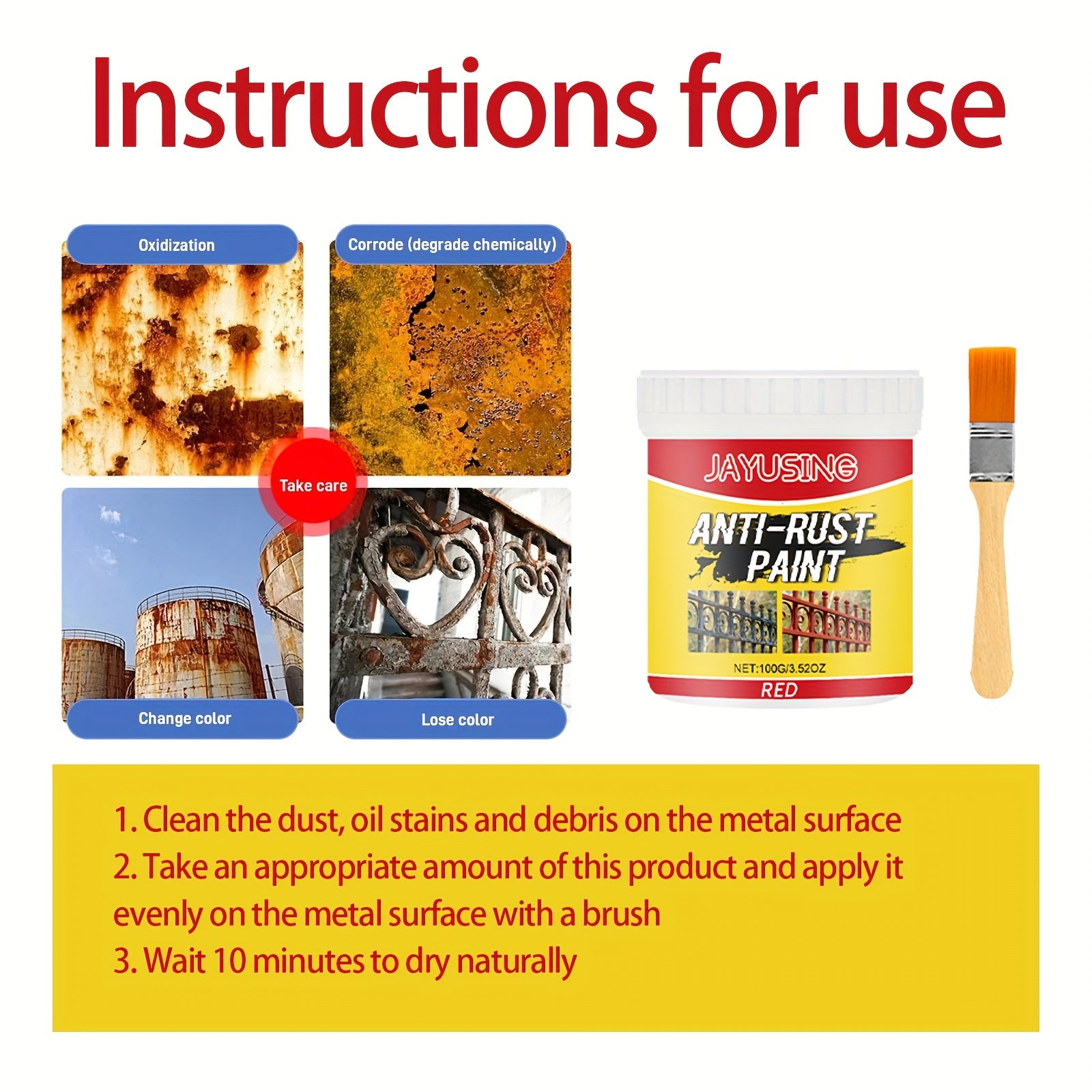Rust Removal Paint Special Metal Conversion Strong Anti rust And Anti corrosion