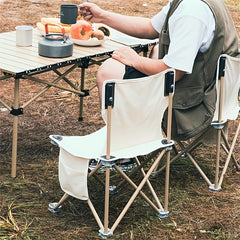 Leisure Folding Chair Ergonomic Durable Breathable Outdoor Camping Fishing