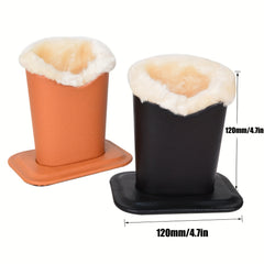 Plush Lined Eyeglasses Holder Stand Protective Glasses Display Case
