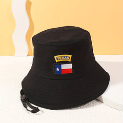 D Embroidery Bucket Hat Sunscreen Cartoon Beach Hat
