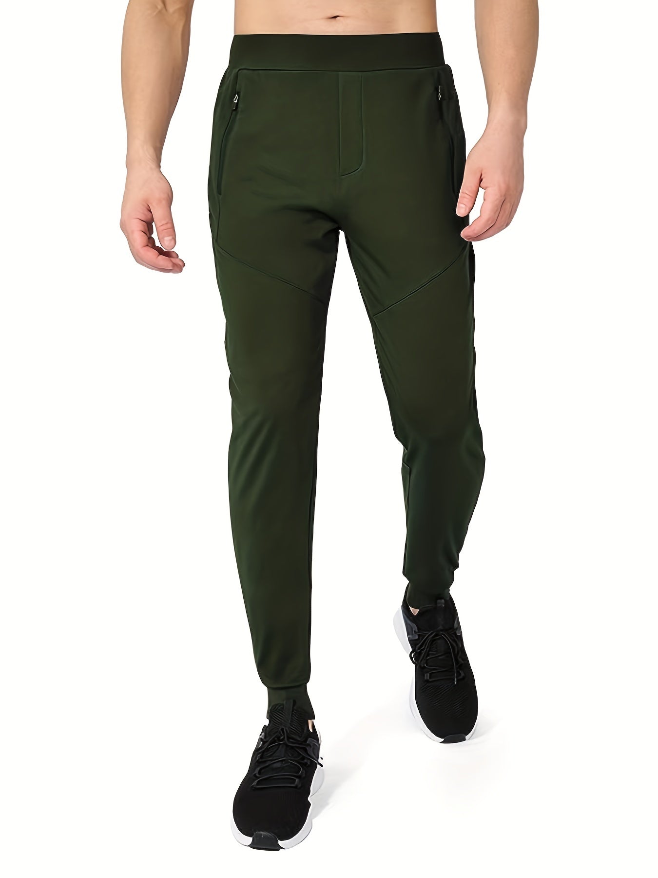 Men's Waterproof Zipper Pocket Jogger Sweatpants
