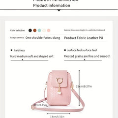 PU Leather Crossbody Bag Women's Storage Bag & Purse
