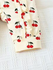 Sweet Baby Newborn Cherry Romper & Hairband Set