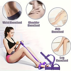 Yoga Resistance Bands Foot Pedal Pull Rope Muscle Trainer Exercise