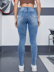High Waist Skinny Jeans Women's Denim Pants