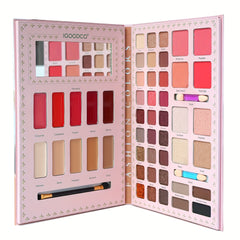 49 Colors Eyeshadow Palette Highlighting Blush Lipstick