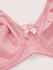 Floral Print Bow Knot Front Bra Plus Sexy Bra