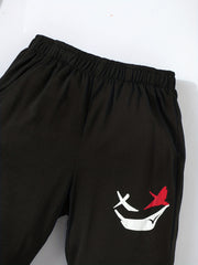 Boys Summer Sports Suit Graphic Tee & Trousers Set