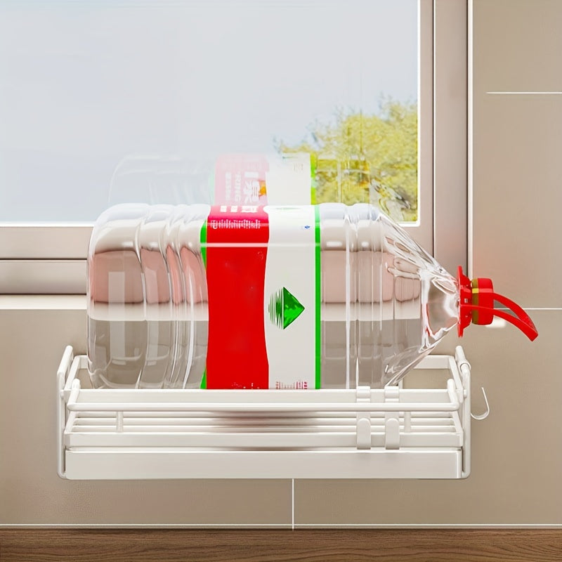 Aluminum Rod Cloth Drainage Rack Kitchen Storage Sink Faucet Wall Hanging
