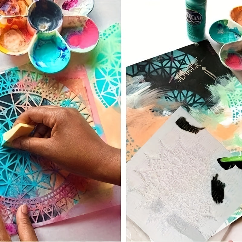 1pc Striped DIY Painting Template