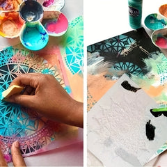 1pc Striped DIY Painting Template