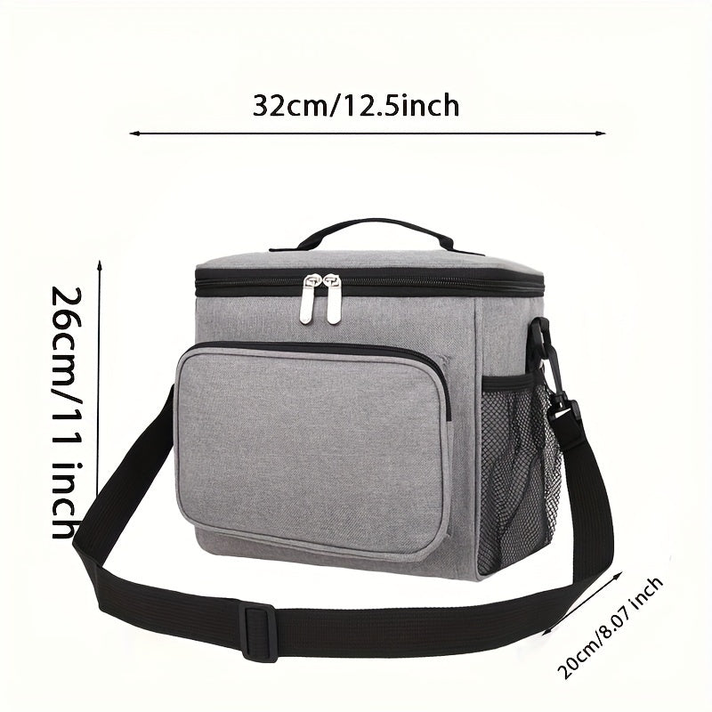 17L Insulated Lunch Bag - Large Soft Cooler Box for Picnic and Lunch