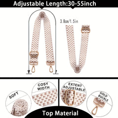 Adjustable Shoulder Strap Buckles Dacron Crossbody Bag Replacement Belt