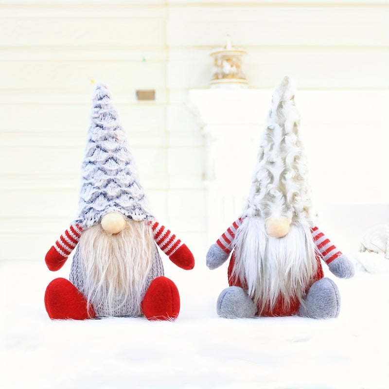 Christmas Dwarf Faceless Doll Funny Old Man Xmas Decoration