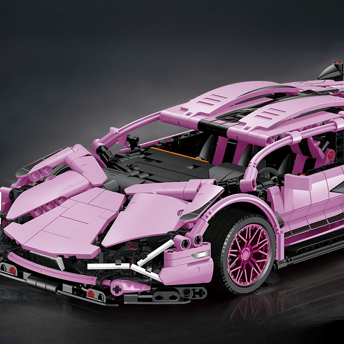 1280pcs Sports Car Building Blocks 1 14 Classic Racing High Difficult Assembly