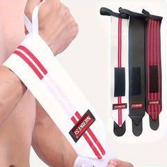 High Density Knitted Stripes Wrist Guard Wrist Wraps For Fitness