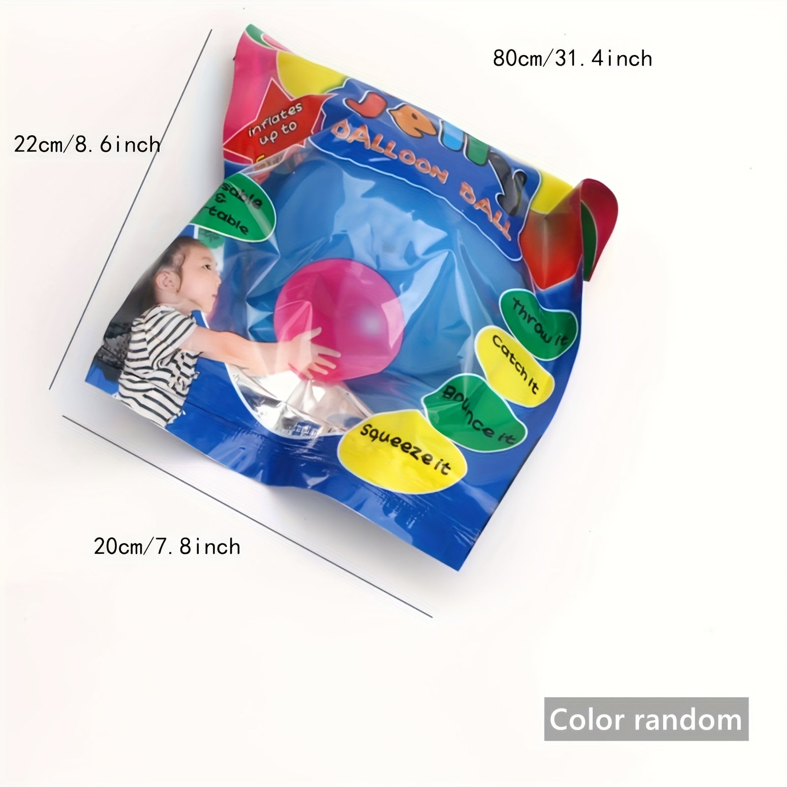 Inflatable Bubble Ball TPR Water Filled Pat Ball for Outdoor Fun
