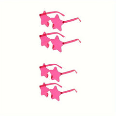 4pcs Pentagram Sunglasses Candy Glasses For Party